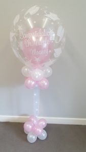 Standard bubble balloons, preprinted or with balloons inside
