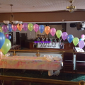 Large indoor arch at Condorrat Social Club