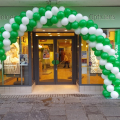 Outdoor arch at Specsavers Dumbarton