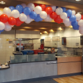 Spiral arch in Dominos Cambuslang