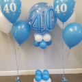 Preprinted bubble balloon