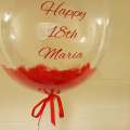 Red Feather bubble balloon
