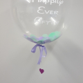 Confetti bubble balloon
