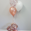 Confetti cluster balloon