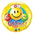 Get well soon smiley faces
