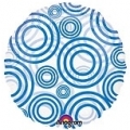 Foil Round Blue Circles
