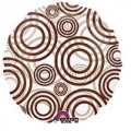 Foil Round Brown Circles