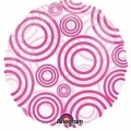 Foil Round Pink Circles