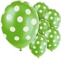 Green Polka Dots