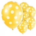 Yellow Decorative Polka