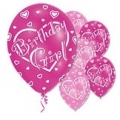 Birthday Girl Pink Latex