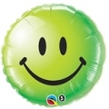 Smile Face Round Green
