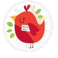 Happy day red bird
