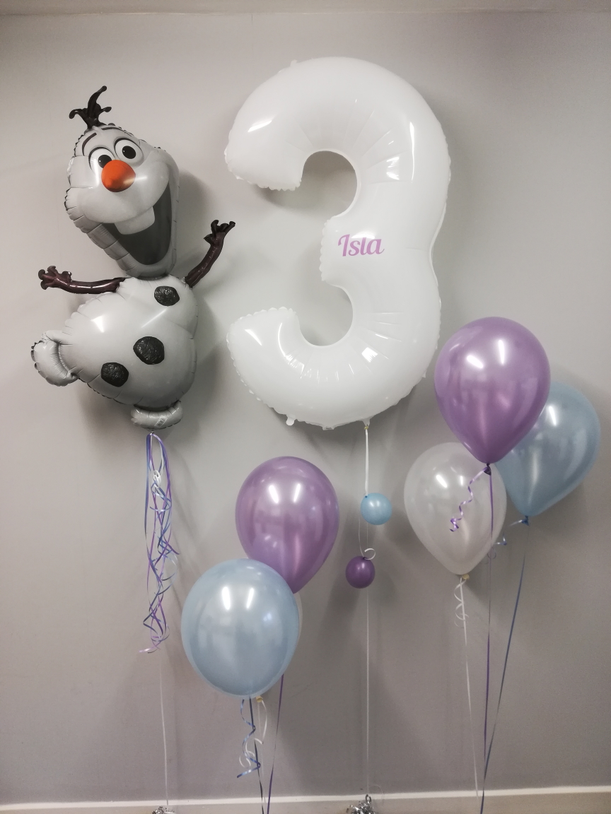 white number balloons