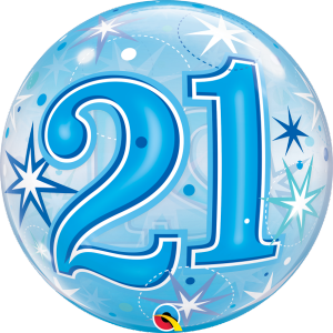 Blue Starburst bubble Age 21