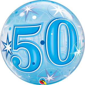 Blue Starburst bubble Age 50