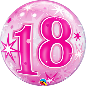 Pink Starburst bubble Age 18