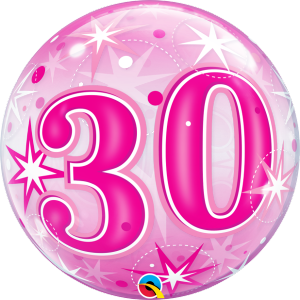 Pink Starburst bubble Age 30