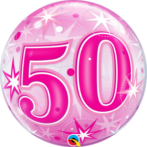 Pink Starburst bubble Age 50