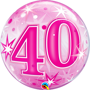 Pink Starburst bubble Age 40