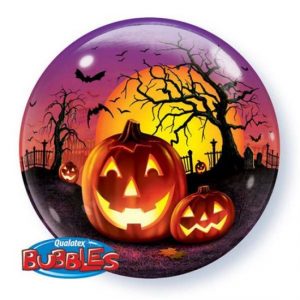Haunted Halloween Jack Bubble Balloon