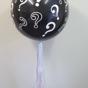 Question Mark Gender Reveal giant latex