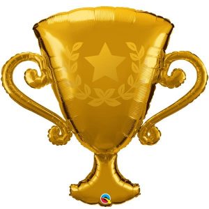 Gold Trophy Supershape Foil Balloon