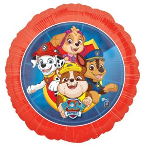 Paw Patrol round foil table cluster