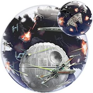 Star Wars double bubble death star balloon
