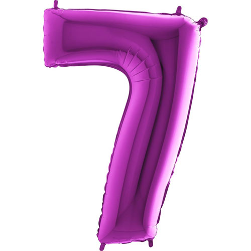 Purple Large Number 7 : Party Blowout Cumbernauld Glasgow