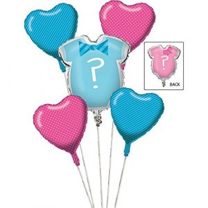 Bow or Bowtie balloon cluster
