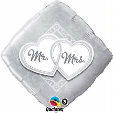 Mr Mrs diamond foil table cluster