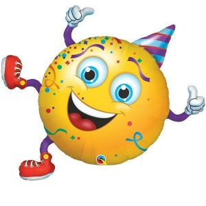 Big Smiley Party Guy Foil Balloon