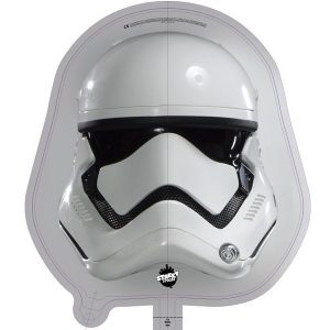 Star Wars Storm Trooper head foil cluster
