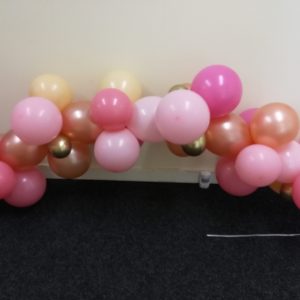 Organic balloon banner