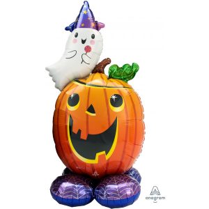 Pumpkin & Ghost Airloonz Foil Balloon