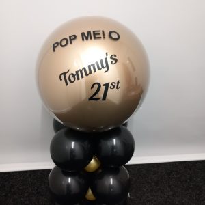 Pop Me to Reveal the contents balloon