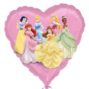 Disney Princess Classic heart foil cluster