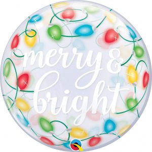 Christmas Merry & Bright Bubble Balloon