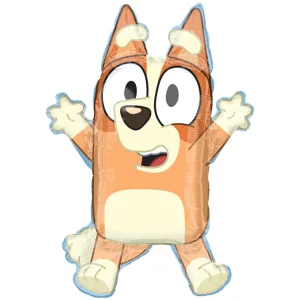Bluey Bingo shaped foil balloon