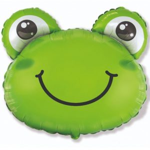 Frog head supershape foil balloon