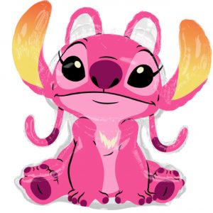Lilo & Stitch Angel shaped foil balloon