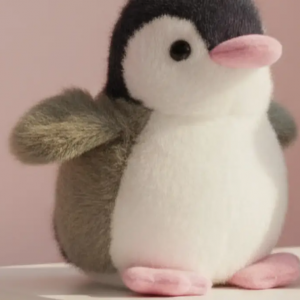 Penguin Plush Key Ring & Bag Charm - Pink
